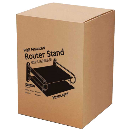 Multi-layer wall mounted router stand