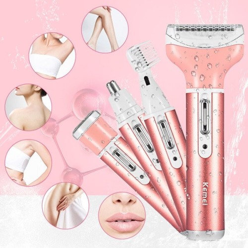 Kemei shaver 4 in 1 rechargeable trimmer women