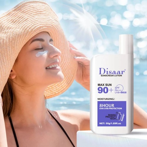 Disaar max sun 90+ spf sunscreen lotion