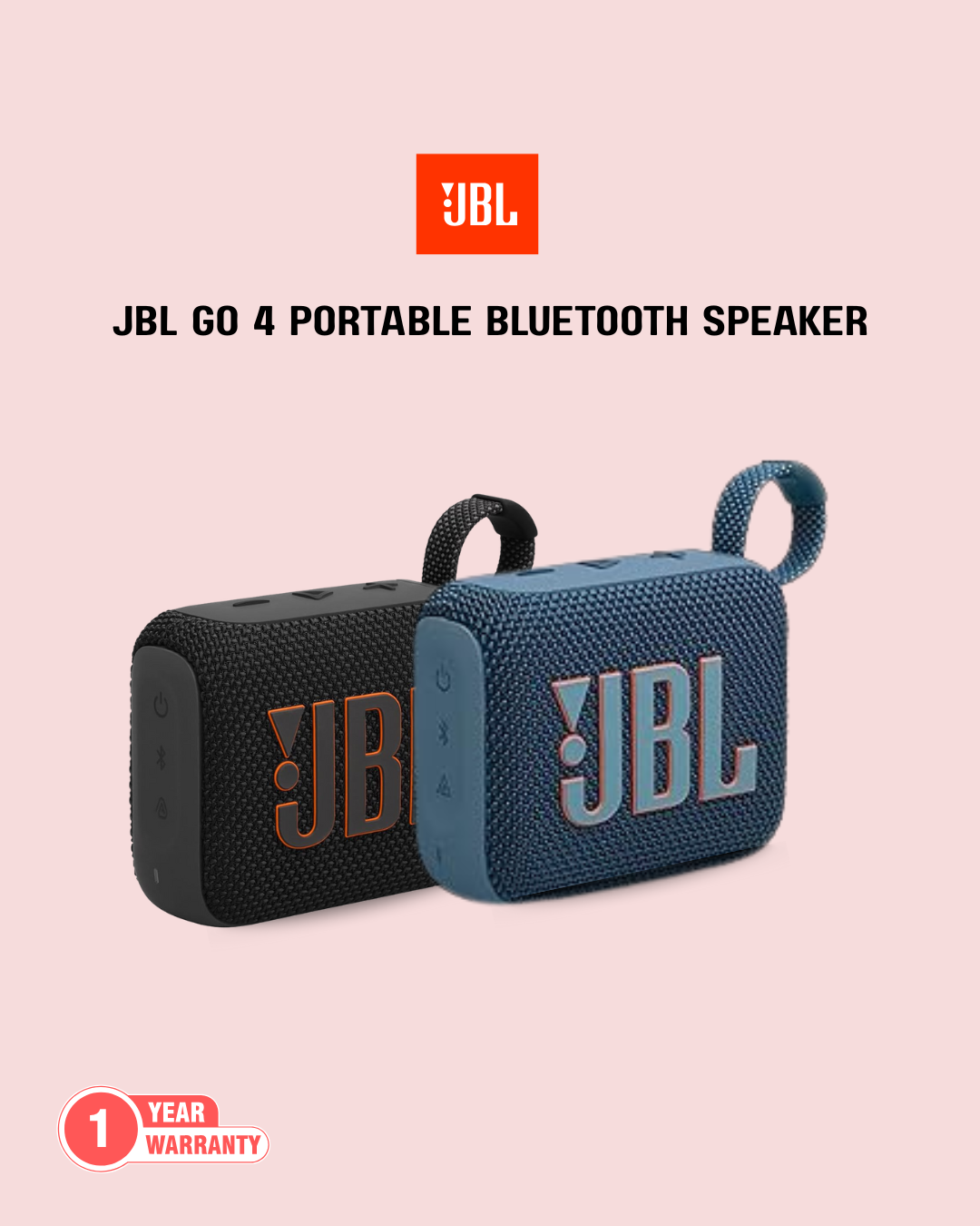 Jbl go 4 portable bluetooth speaker (uk)
