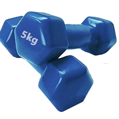 5kg Vinyl Dumbbell 2 Pcs