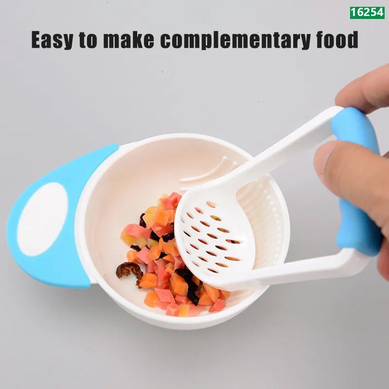 Baby Food Chewing Mash & Serve Bowl For Homemade Baby Food
