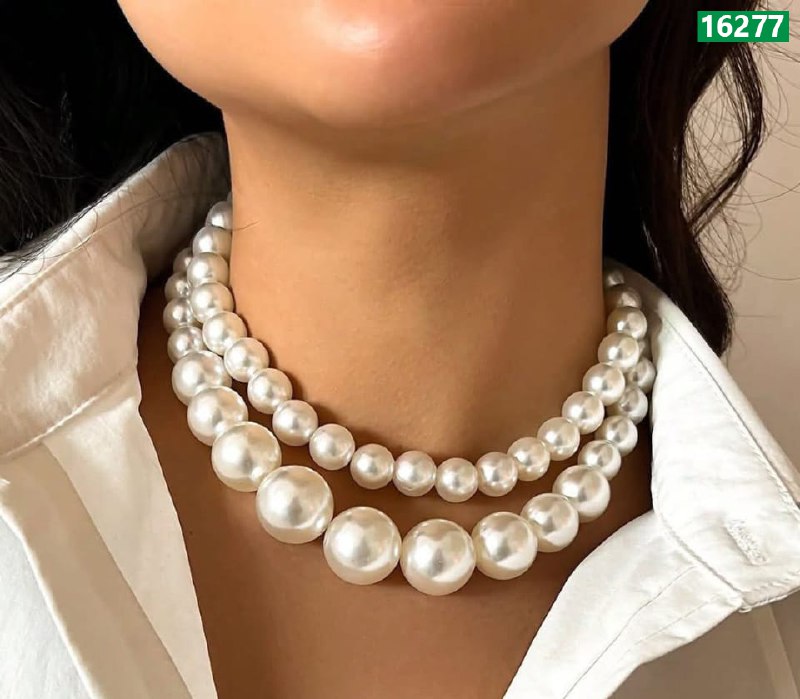 Double Layer Big Pearl Pendant