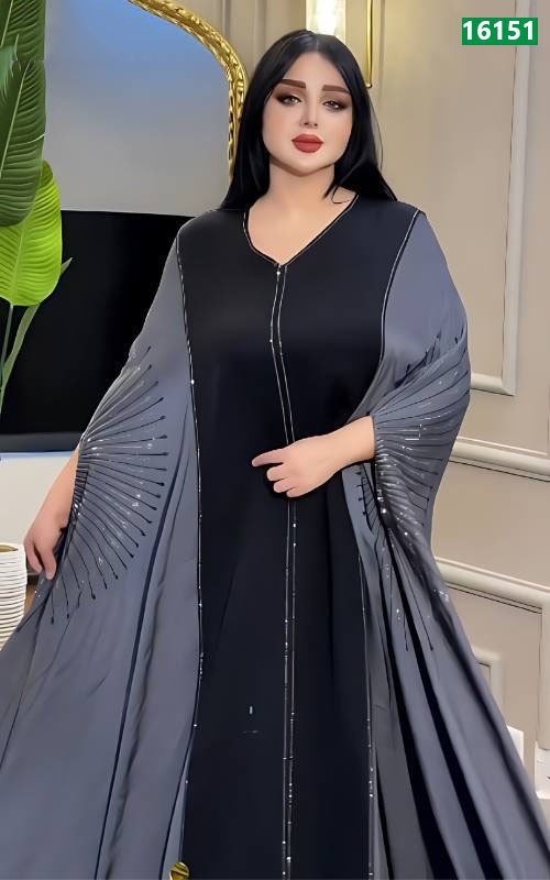Double Shade Dubai Cherry Kaftan Burkha