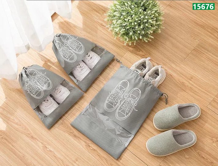 Dust Proof Travel Shoes Rope Storage Bag