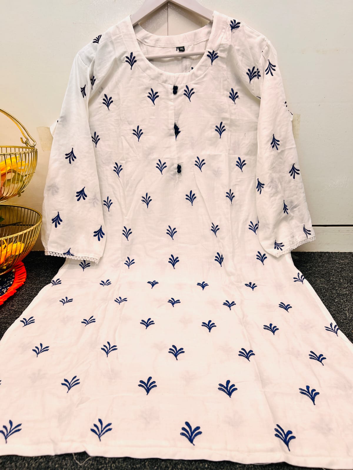 Embroidery Cotton Co-Ord Set