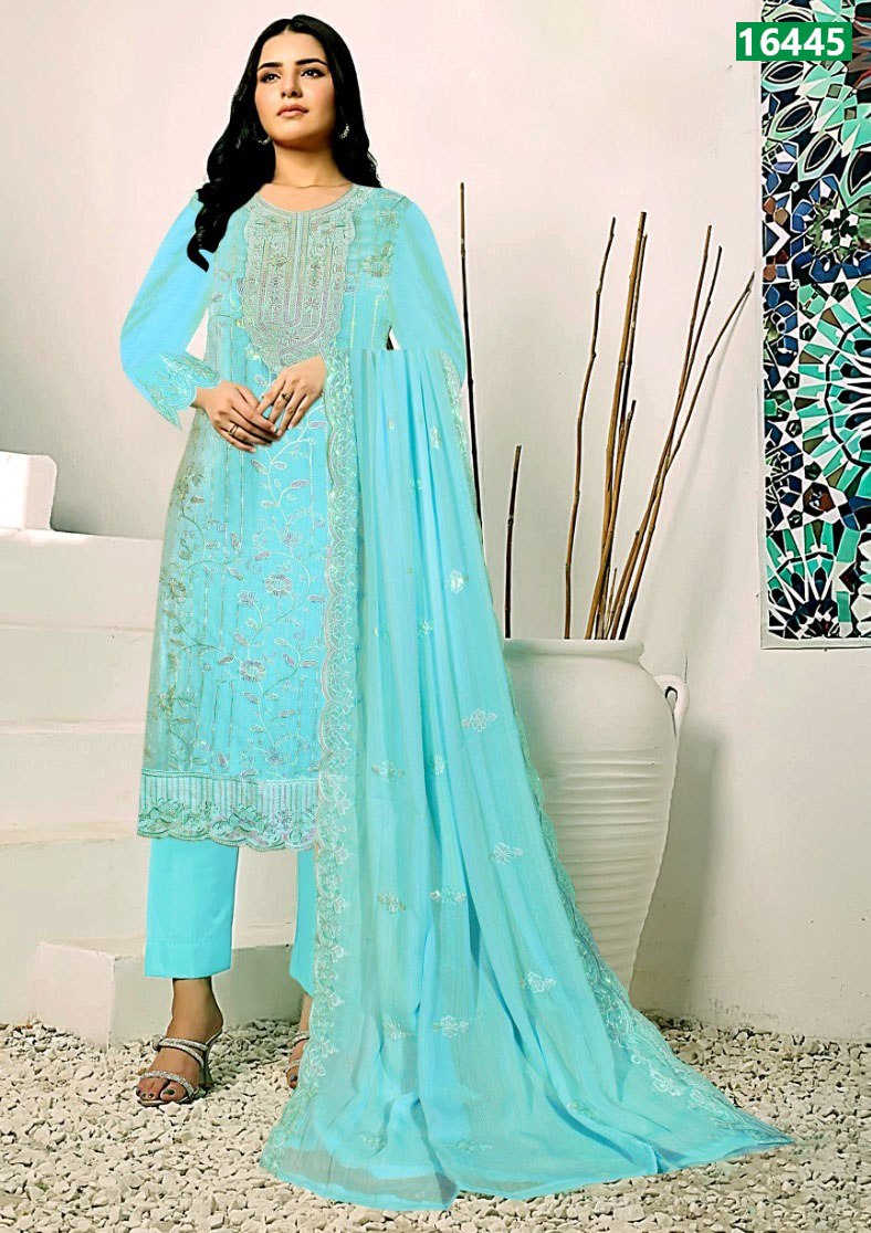 Embroidery Georgette Salwar Kameez