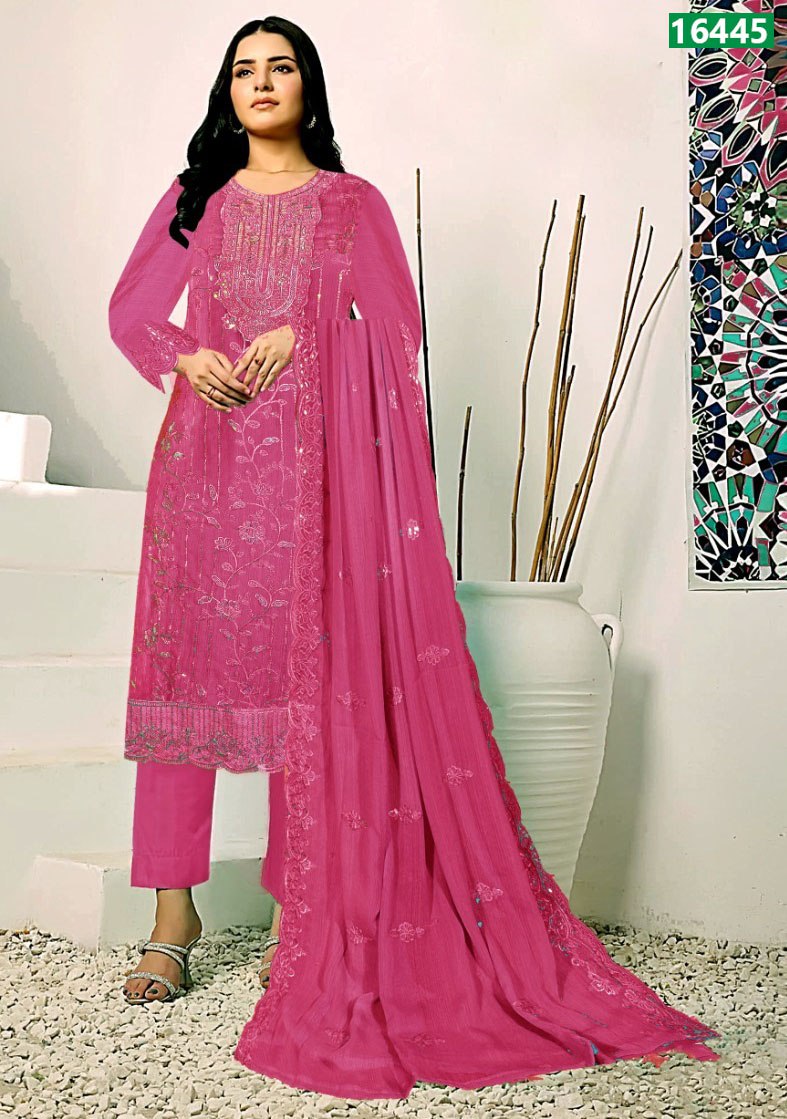 Embroidery Georgette Salwar Kameez