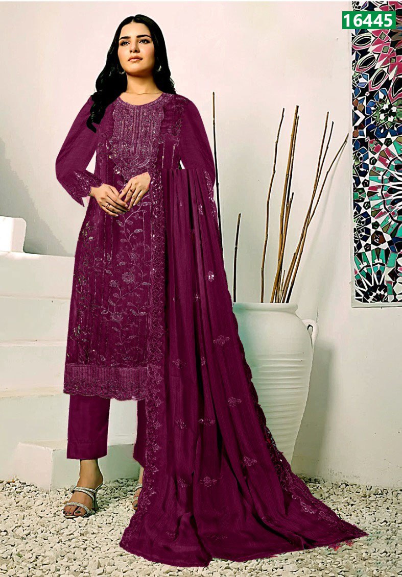 Embroidery Georgette Salwar Kameez