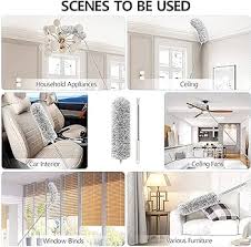 Expandable Duster with Stainless Steel Telescopic Rod