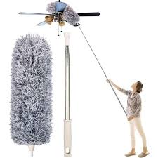 Expandable Duster with Stainless Steel Telescopic Rod