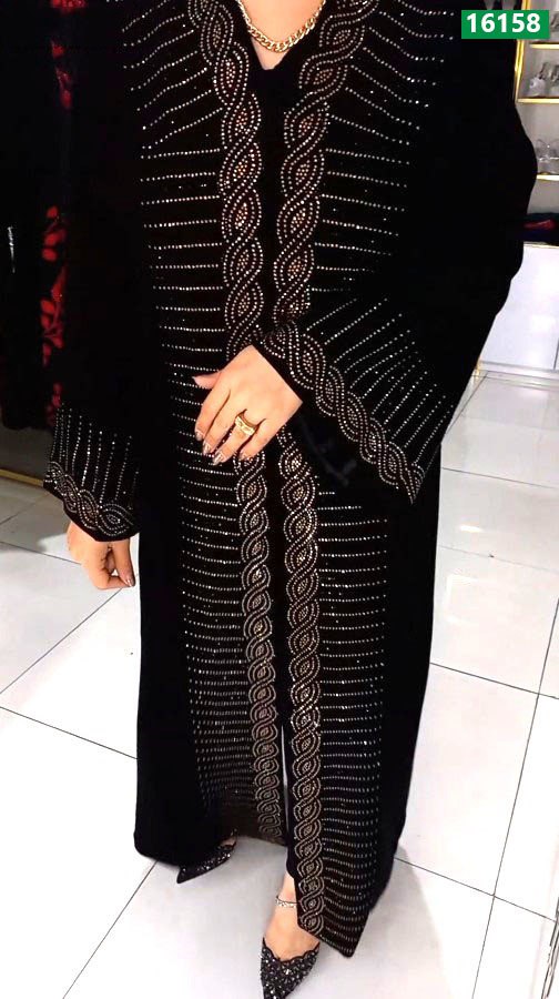 Gorgeous Stone Work Party Burkha