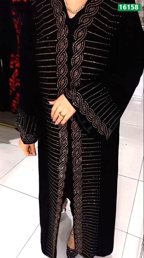 Gorgeous Stone Work Party Burkha