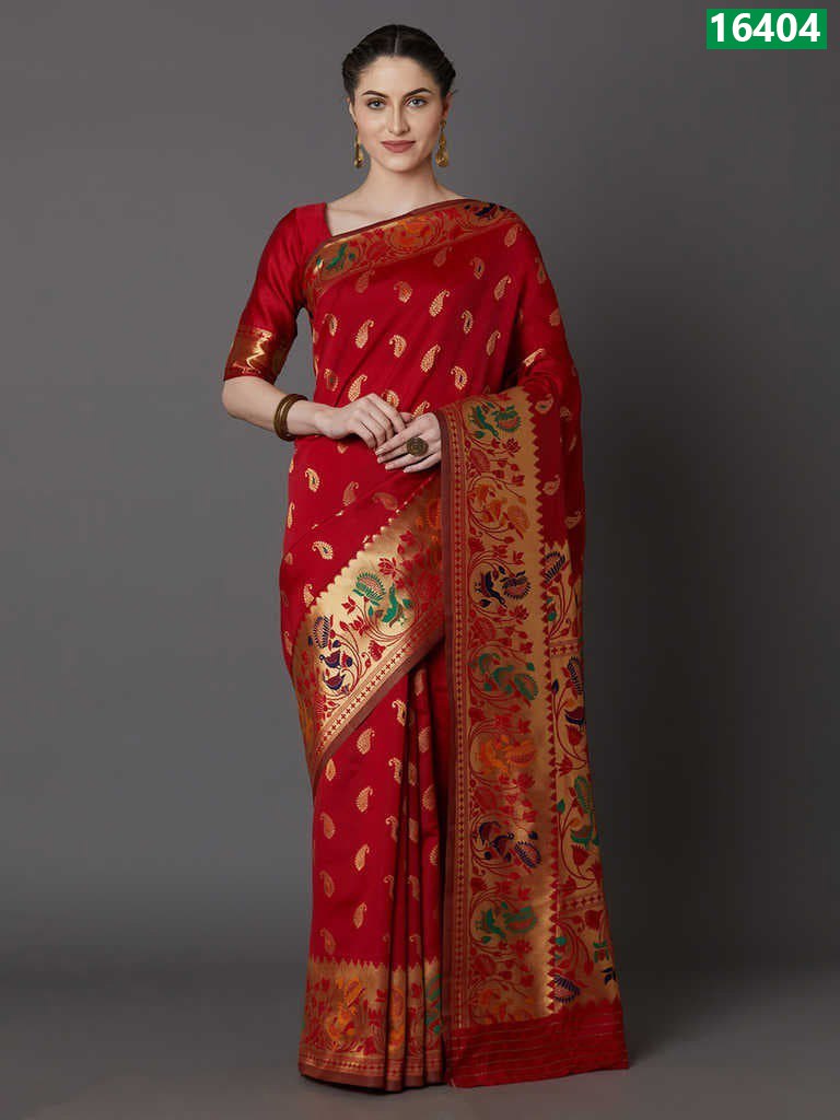 Latest & Exclusive Luxury Stylish Glorious Design Saree With Gorgeous Blouse Piece For Woman