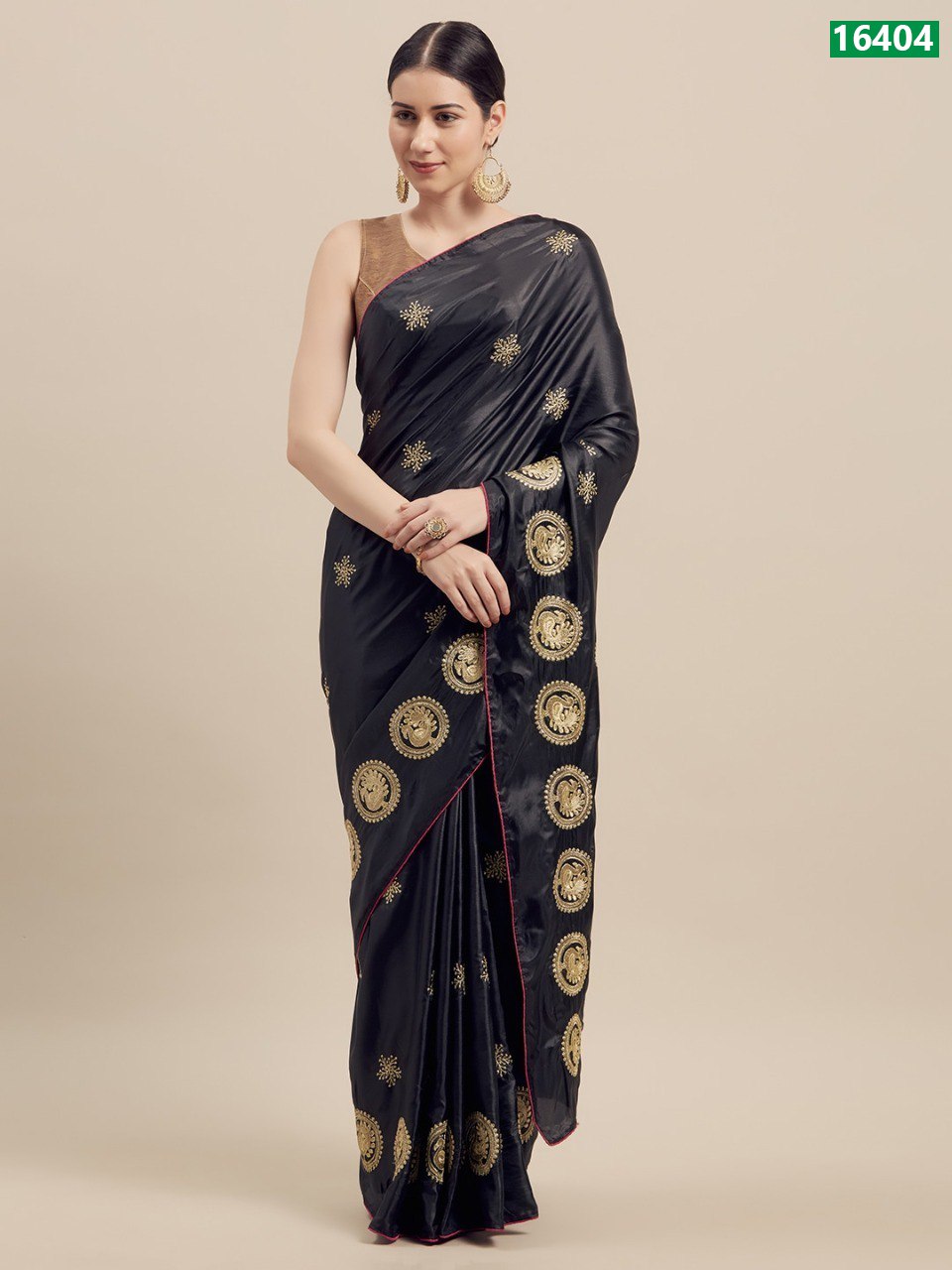Latest & Exclusive Luxury Stylish Glorious Design Saree With Gorgeous Blouse Piece For Woman