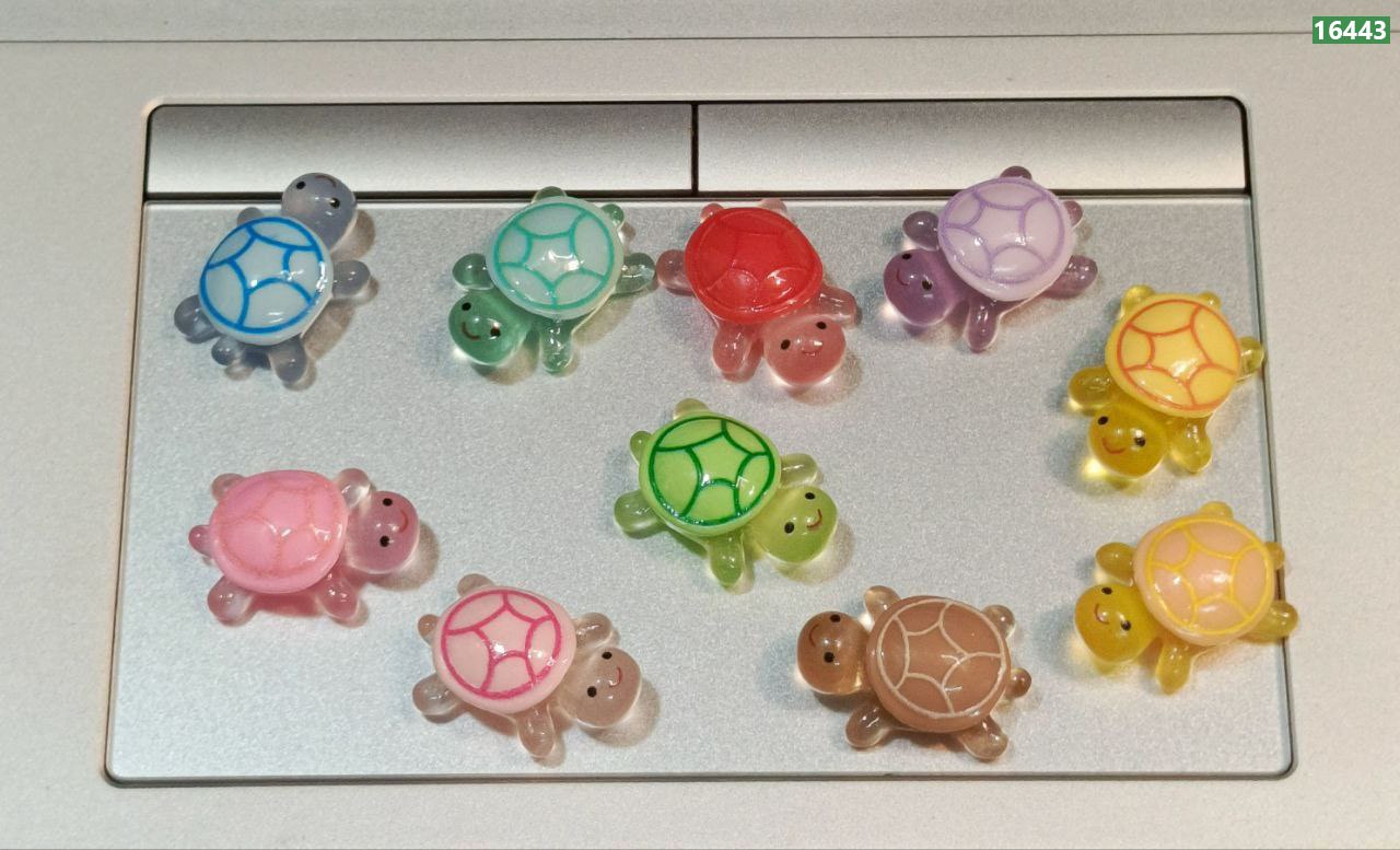 Luminous Mini Resin Turtle