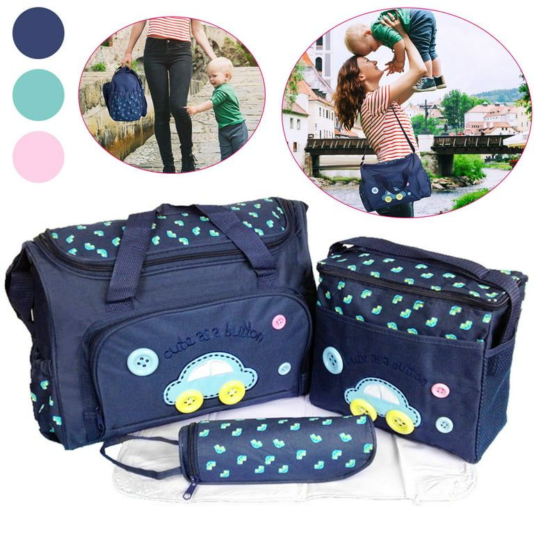 Multi-functional Mother Diaper Bag Mother Baby Travel Bag 1 Set (3pcs)