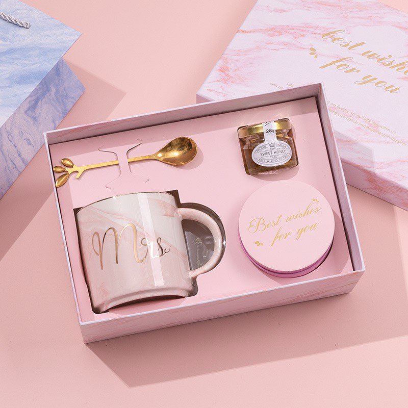 Premium Mark Water Cup Gift Box