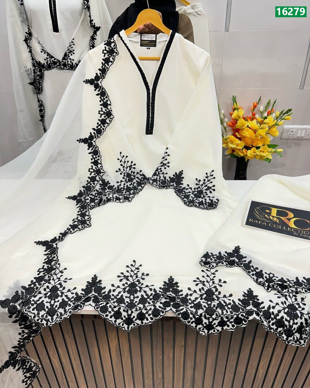 Readymade Embroidery Three Piece