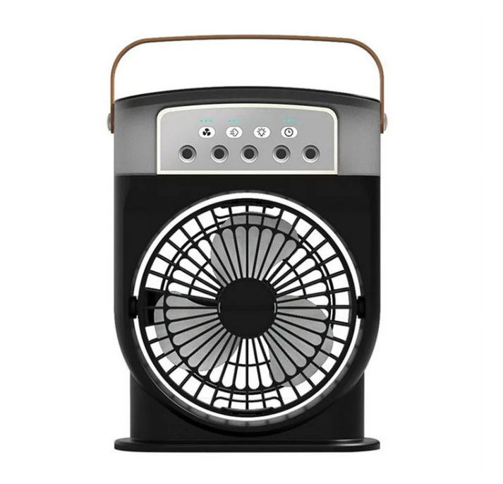 Rechargeable 5 Holes Mist Spray Air-cooler Fan