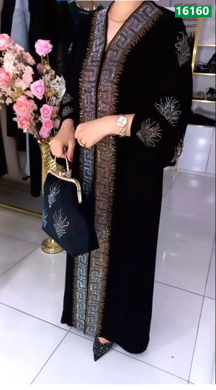 Royal Designed Party Stone Burkha