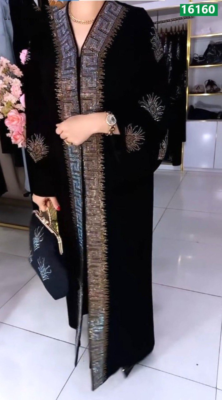 Royal Designed Party Stone Burkha