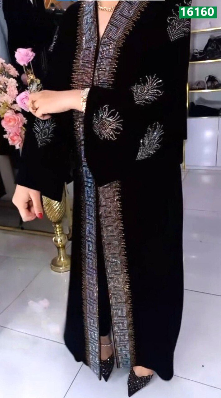 Royal Designed Party Stone Burkha