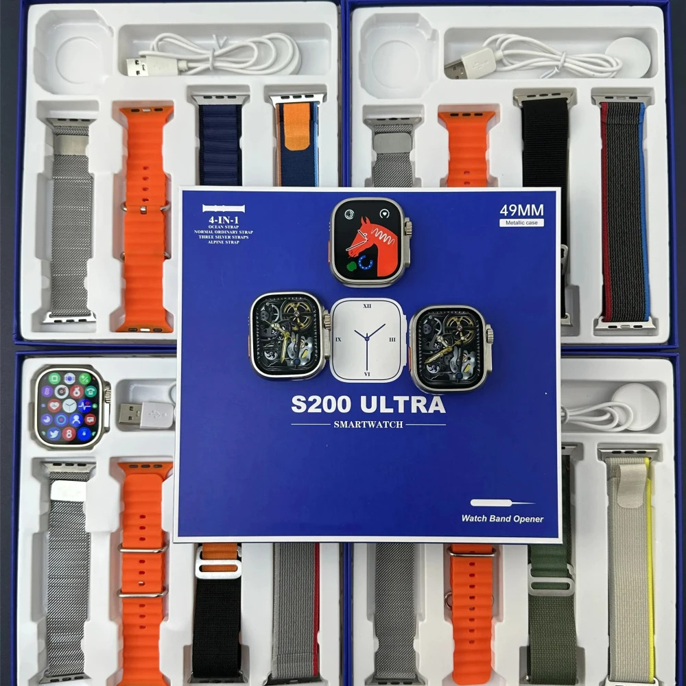 S2000 Smart Watch – 7-in-1 Full Touch for Unisex