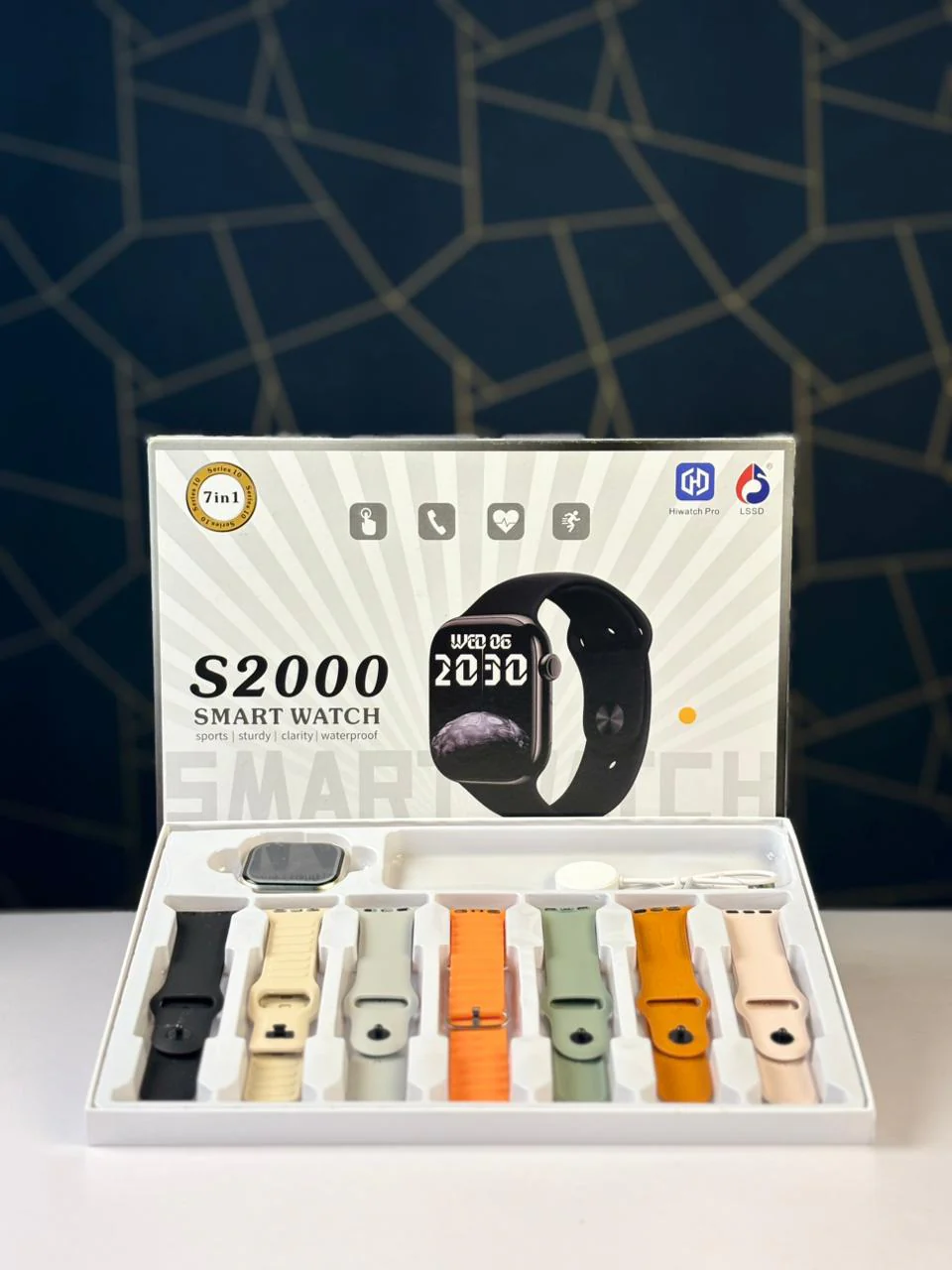 S2000 Smart Watch – 7-in-1 Full Touch for Unisex