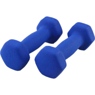 Sports House PVC Dumbbell - 2 kg - Blue