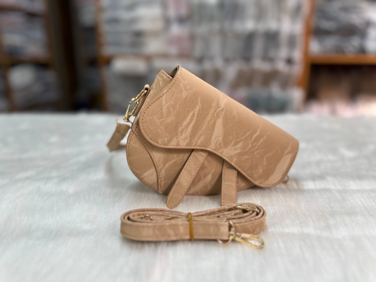 Style women's single shoulder crossbody bag, with accessories(Korian)