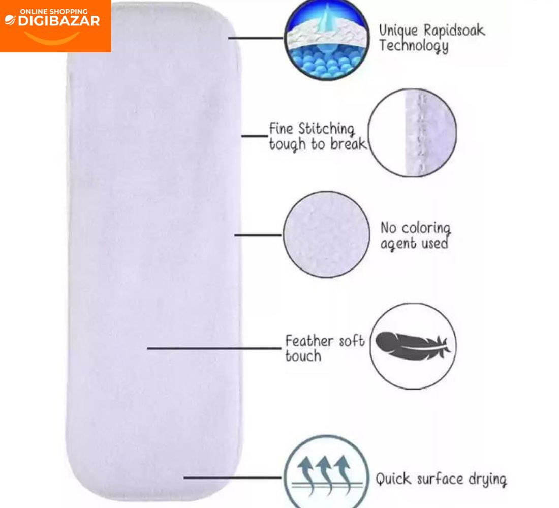 Washable & Reusable Pad For Diaper