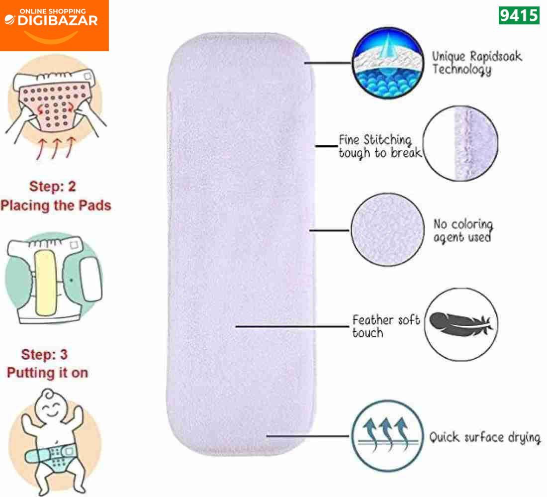 Washable & Reusable Pad For Diaper