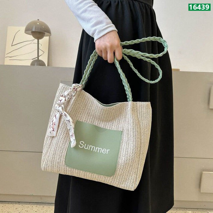 Women Woven Tote Bag