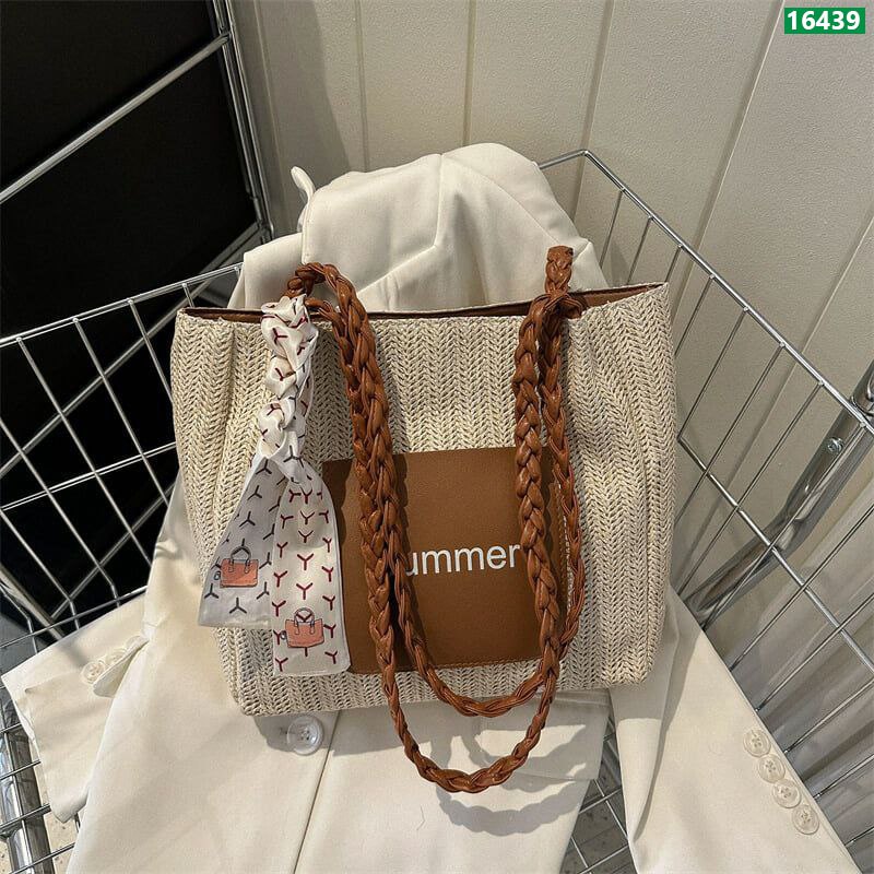 Women Woven Tote Bag
