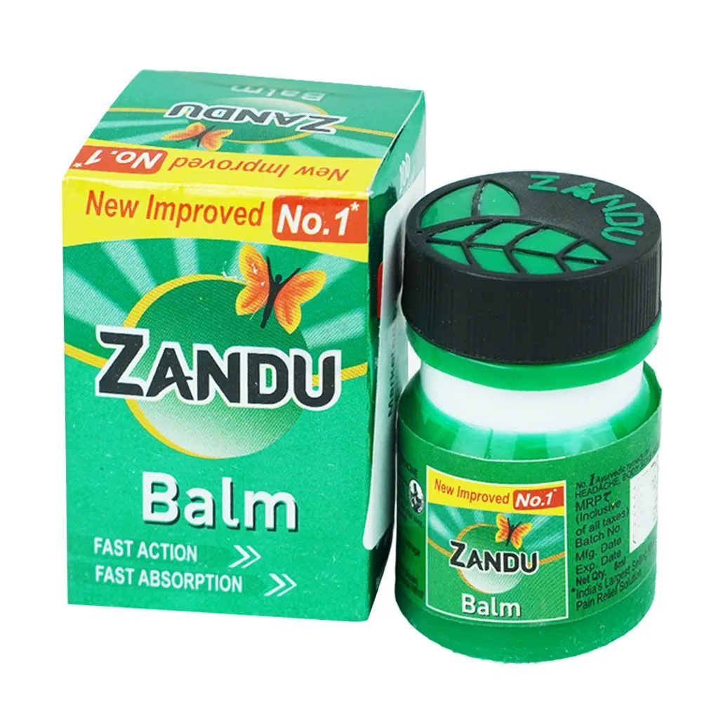 Zandu Balm Ultra Power (GREEN)- 8ml - Made in India
