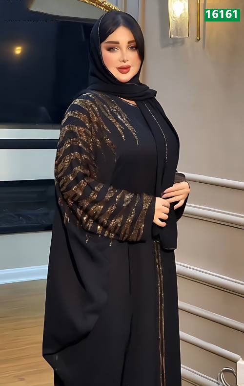Zebra Pattern Dubai Cherry Kaftan Burkha