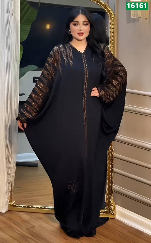 Zebra Pattern Dubai Cherry Kaftan Burkha