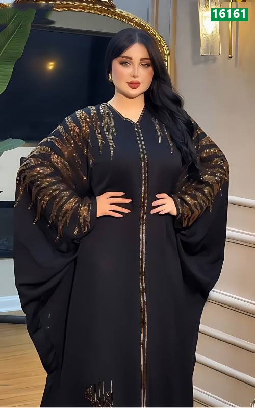 Zebra Pattern Dubai Cherry Kaftan Burkha